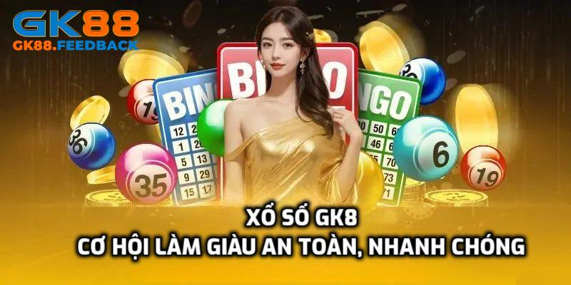 Đa dạng loại hình xổ số GK88 để người chơi lựa chọn